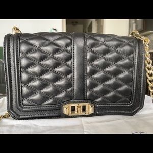 Rebecca Minkoff quilted love crossbody bag